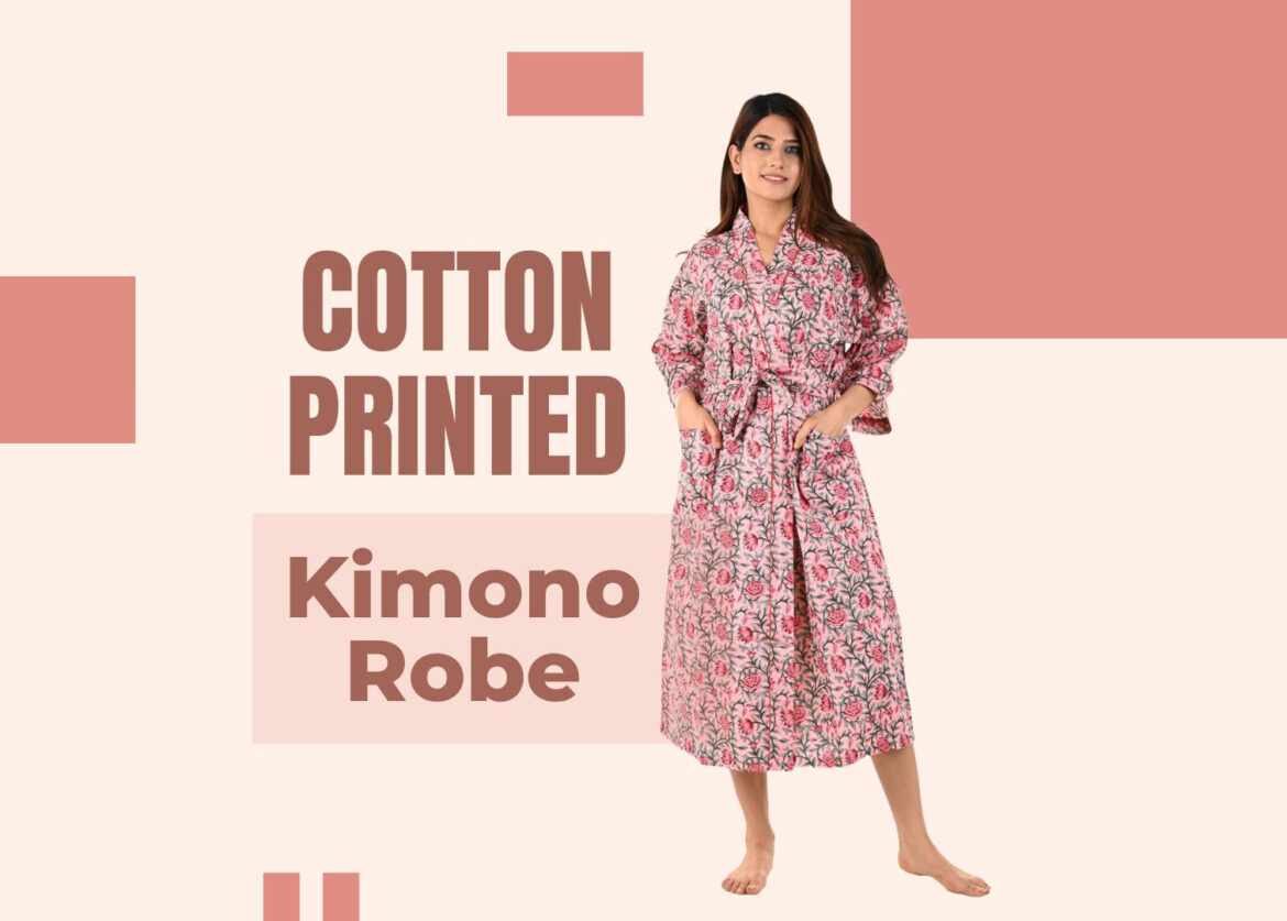 Cotton Kimono Robes For Women Sleep Wear